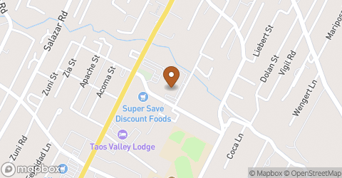 Map of Taos Magistrate Court